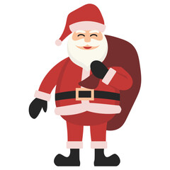 Christmas Santa Claus Character Illustration