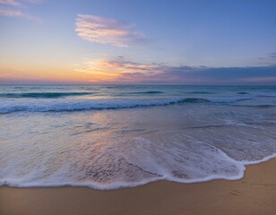 Fototapeta premium sunset over the beach