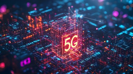 5G Wireless Network and Cloud Computing Technology Concept