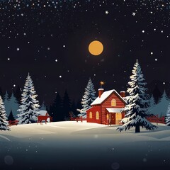 Christmas tree in front of a house