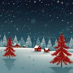 Christmas tree in front of a house