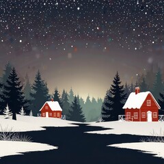 Christmas tree in front of a house