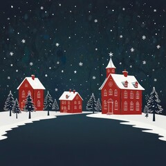 Christmas tree in front of a house