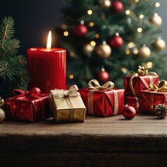 Christmas tree in front of a house