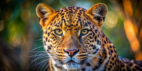 Obraz premium Wild Leopard Portrait - High Depth of Field