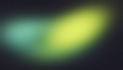 Abstract glowing color gradient grainy background. Dark blue green gray black color noisy gradient, vibrant color flow, wave shaped, bright, shine, noise texture backdrop design