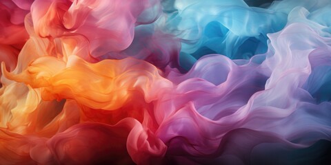 カラフルなレースの布