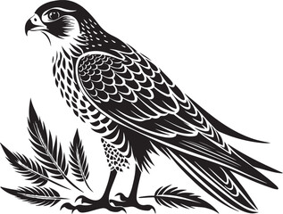 Fototapeta premium saker falcon vector illustration design