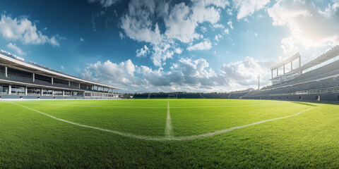 HDRI of an open-air sports stadium