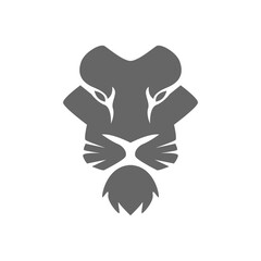 Lion logo icon design