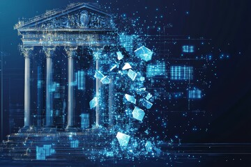 Obraz premium Fragments of Value, Digital Asset Tokenization