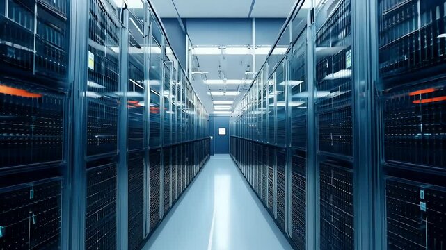 Ideal digital cloud computing networking visuals 4K science fiction server workstation telecom number artificial intelligence hacking computer graphic communication cyber web technology system