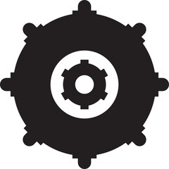 Gear Glyph Icon

