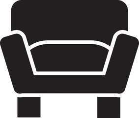 Sofa Glyph Icon