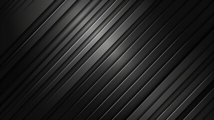 Obraz premium Abstract Diagonal Black And Grey Stripes Background