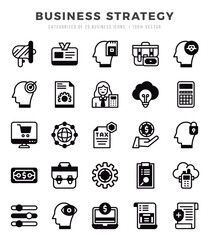 Business Strategy Icon Bundle 25 Icons for Websites and Apps
