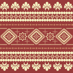 Tribal pattern seamless background.