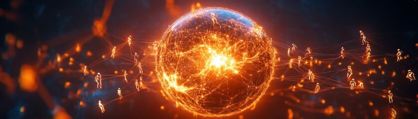 Obraz premium Empathetic Leadership: Fostering Teamwork and Collaboration for Success