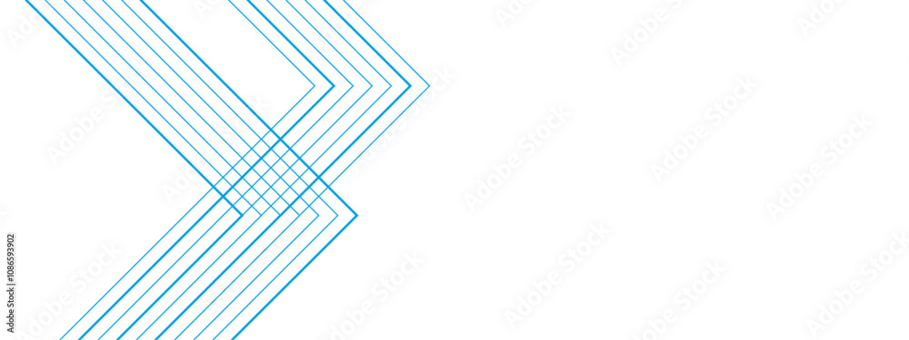 Poster abstract white and blue background with lines. pattern design space design concept suit for business