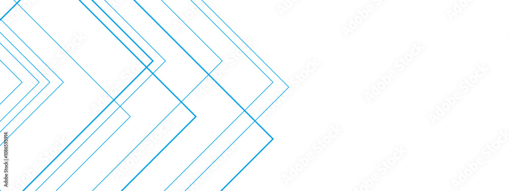 Poster abstract white and blue background with lines. pattern design space design concept suit for business