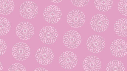 Background; Floral Patten (Pink) 