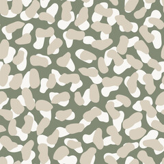 Fototapeta premium Neutral Colour Abstract Brush Strokes Seamless Pattern Design