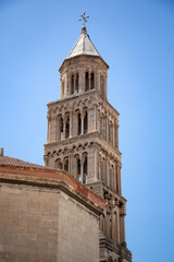 Architecture of Split, summer in Croatia