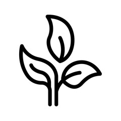 Obraz premium 23 leaf line icon illustration vector graphic
