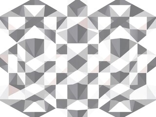 Obraz premium Geometric Pattern with Triangles and Diamonds in White Background, minimalist design, triangular shapes, geometric patterns
