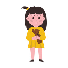 Child Playing Character Vector - 10