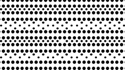 Rectangle Seamless Pattern With Black Dots On White Background, geometric patterns, monochromatic design
