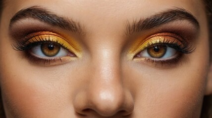 Obraz premium Colorful Eyeshadow Makeup