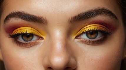 Obraz premium Colorful Eyeshadow Makeup