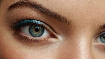 Obraz premium Colorful Eyeshadow Makeup