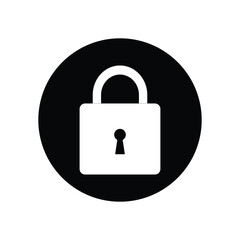 lock line icon vector. Icon for the site. Locked and unlocked padlock icon.