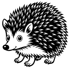 illustration of hedgehog