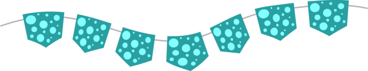 Polka Dots Party Flag