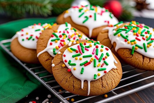 Batch of Spiced Chai Cookies with Glaze