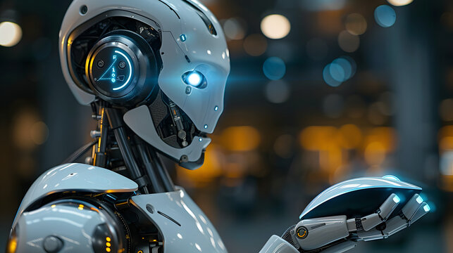 Robot with mouse in hand