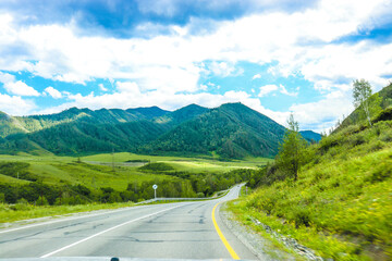 Fototapeta premium Pass. Altai Mountains