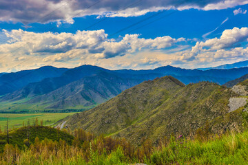 Pass. Altai Mountains