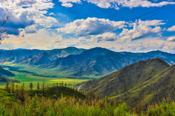 Pass. Altai Mountains