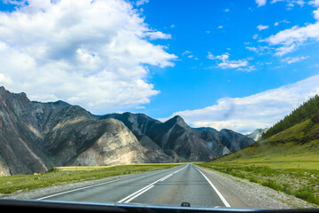 Pass. Altai Mountains