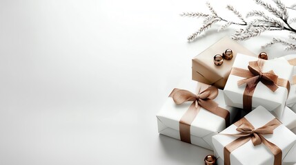 Handdrawn holiday gifts with elegant sale typography, Holiday Discounts, creative artisanal appeal