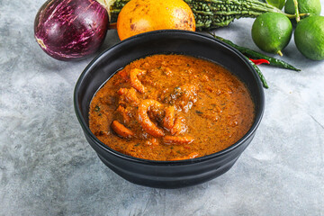 Indian cuisine - Masala with calamari