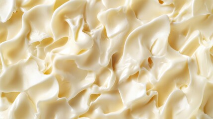 Close-up of Creamy, Whipped Butter Texture