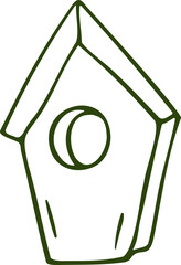 Illustration of a bird house