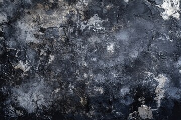 Fototapeta premium Black and gray grunge background texture for design, dark quality