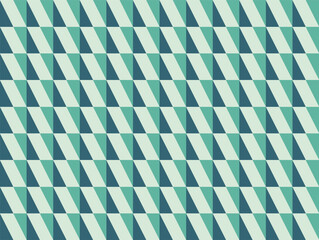 Geometry minimalist art poster with simple shape and figure. Turquoise background. Abstract vector pattern for web banner, business presentation, branded package, fabric print, wallpaper. Vector