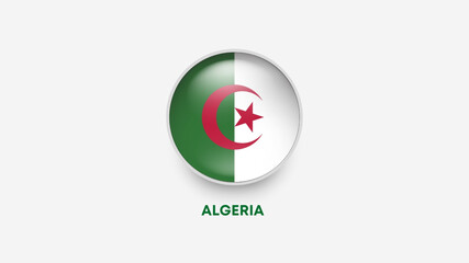 algeria 3d flag vector illustrator
